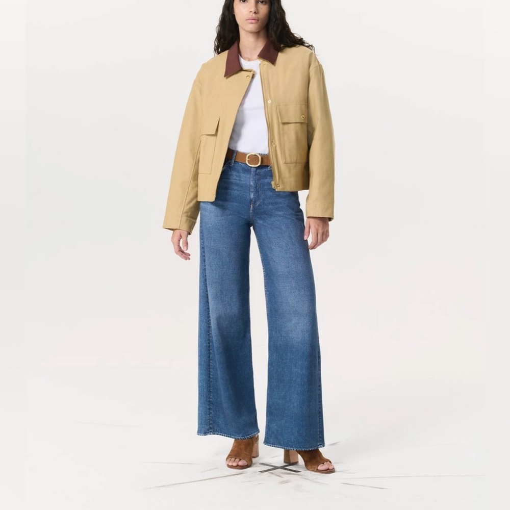 Rag and Bone Wide Leg Ankle Jeans
